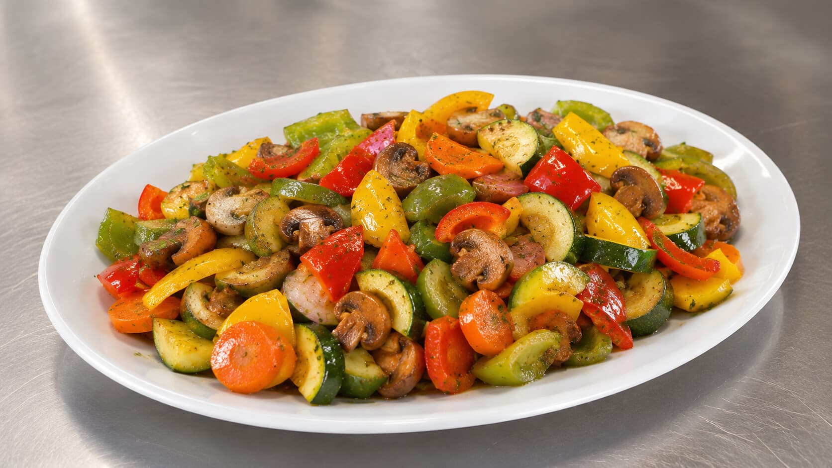 Vegetarische griechische Gerichte der Taverne Mykonos